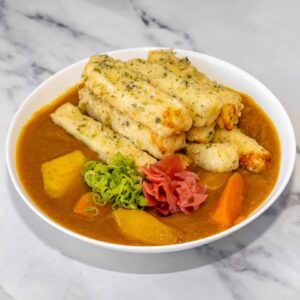 Deep Fried Halloumi Japanese Curry