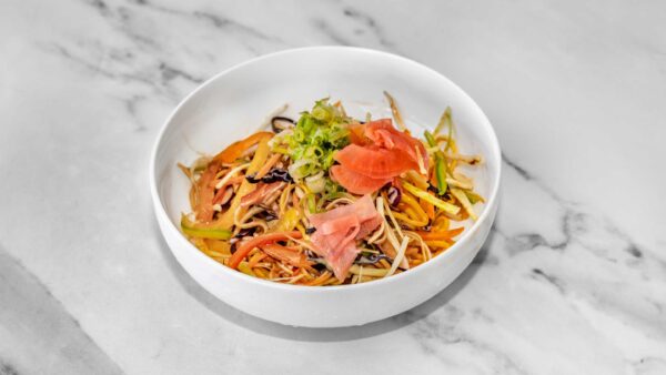 Vegetable yaki soba